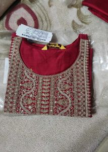 Beautiful Maroon Kurta Set