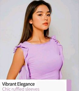 "Myntra cute Lilac Knit Top – MRP ₹1299 -Brand Ne