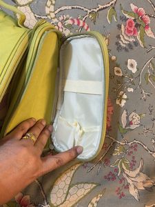 Lime Green Travel Toiletry Bag