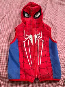 Kids Spiderman Hoodie Vest