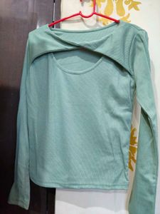 Stylish And Beutiful Green Top