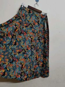Floral Print Skirt