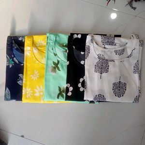 5 long kurtis