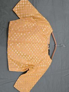 Chanderi Musturd Crop Top