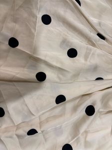 Cream Polka Dot Pajama Shorts
