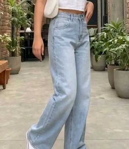 Blue baggy jeans