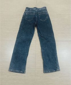 Acid Wash Wide Leg Jeans