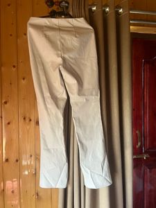 H&amp;M Faux Leather Bootcut Trousers