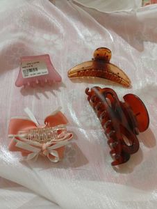 Set of 4 Trendy Hair Claw Clips