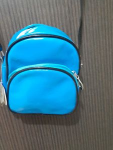 Cute Blue Sling Bag