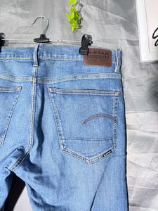 G STAR RAW Men's Blue Denim Jeans