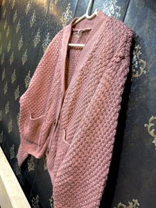 Mauve Knit Cardigan