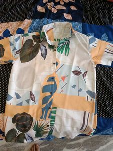 Funky Patterned Short Sleeve Shirt