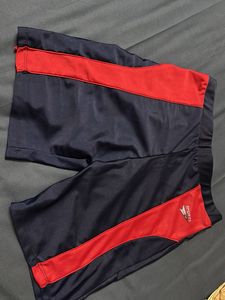 Sports Shorts with Red Accents