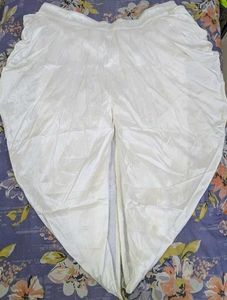 Ethnic Readymade White Colour Dhoti