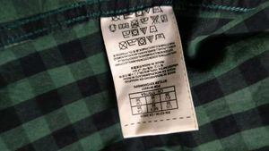 Guess Green Plaid Shirt