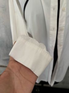 Classic White Button-Up Shirt