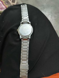 Titan Analog Watch - Silver stainless steel Band