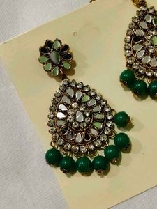 Exquisite Mirror Work Earrings