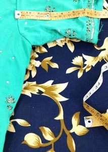 Kurti Fancy Bridal Jarkan stone Embroidery work