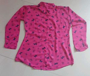 Pink Women Shirt