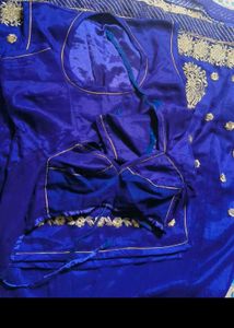 Royal Blue Embroidered Rajasthani poshak