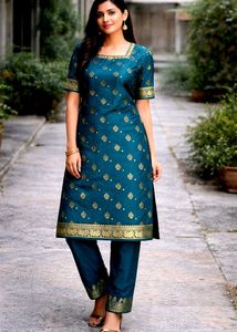 Kanchi pattu dress