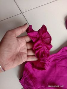 Pink Colour Short Dress