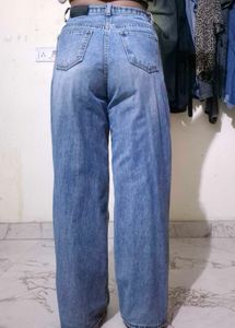 Baggy Light Wash Denim Jeans