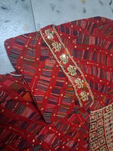 Stunning Red Ethnic Kurta