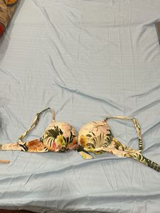 Floral Print Padded Bra
