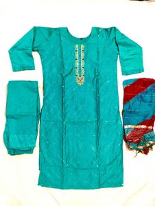 Maslin Kurta Set