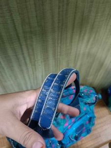 Kipling blue pattern bag