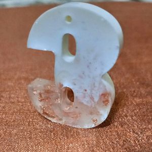 Lucky No. Resin Handmade Keychains