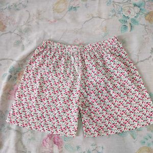 Floral Print Lounge Shorts