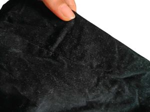 Black Corduroy Midi Skirt