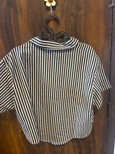 Stylish Striped Button-Down Shirt