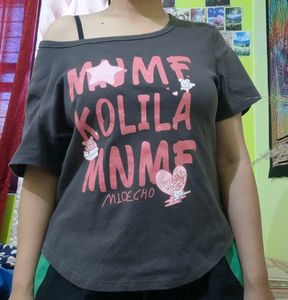 Cute Graphic Print T-Shirt 🩷