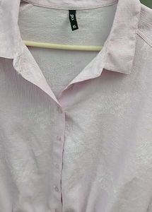 Light Pink Button-Up Shirt - New