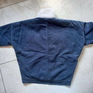 Corduroy Jacket with Sherpa Collar