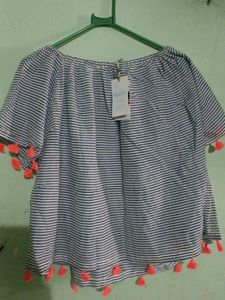 Baliza Ladies Top 100% Cotton Hand Made