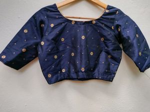 Dark Blue Blouse