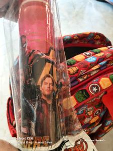 Captain America School Backpack Kids 1-5 Std Kid