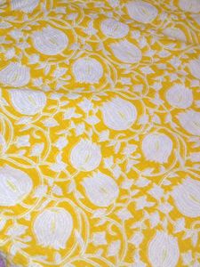 Yellow Floral Print Kurta for College wear