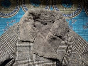 Stylish Plaid Lined Jacket