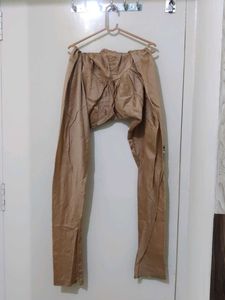 Elegant Gold Brocade Kurta