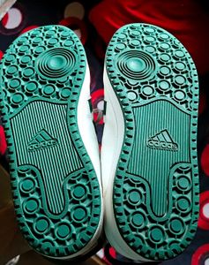 Adidas White Green Sneakers