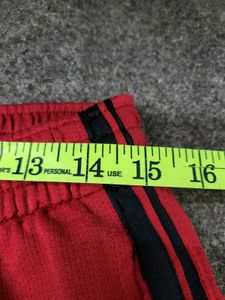 Red Striped Athletic Shorts