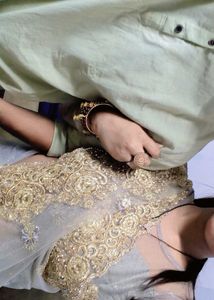 Embellished net saree+ blouse