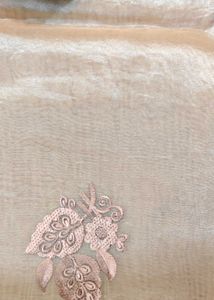 Designer Silk Blend saree with blouse